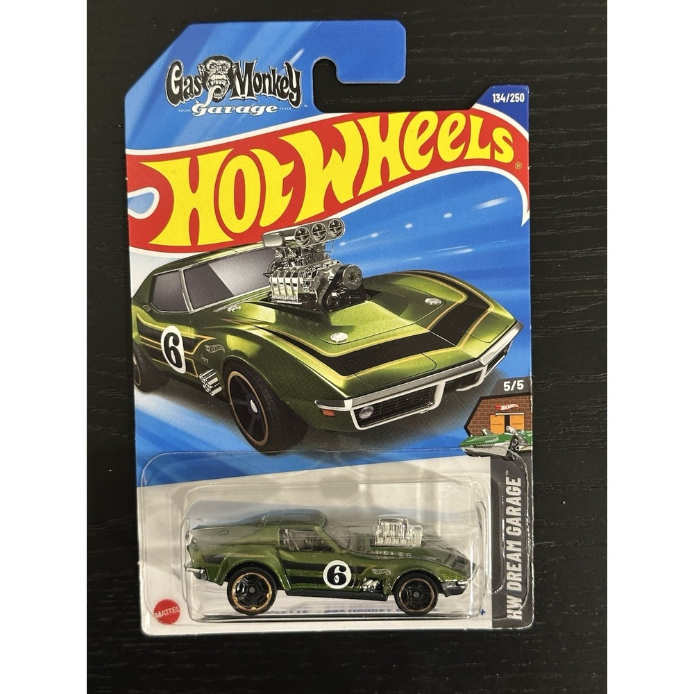 (8) various Hot Wheels: Chevy Toyota 68 Corvette Nissan Bugatti Gordon 99 Ford - Picture 7 of 10